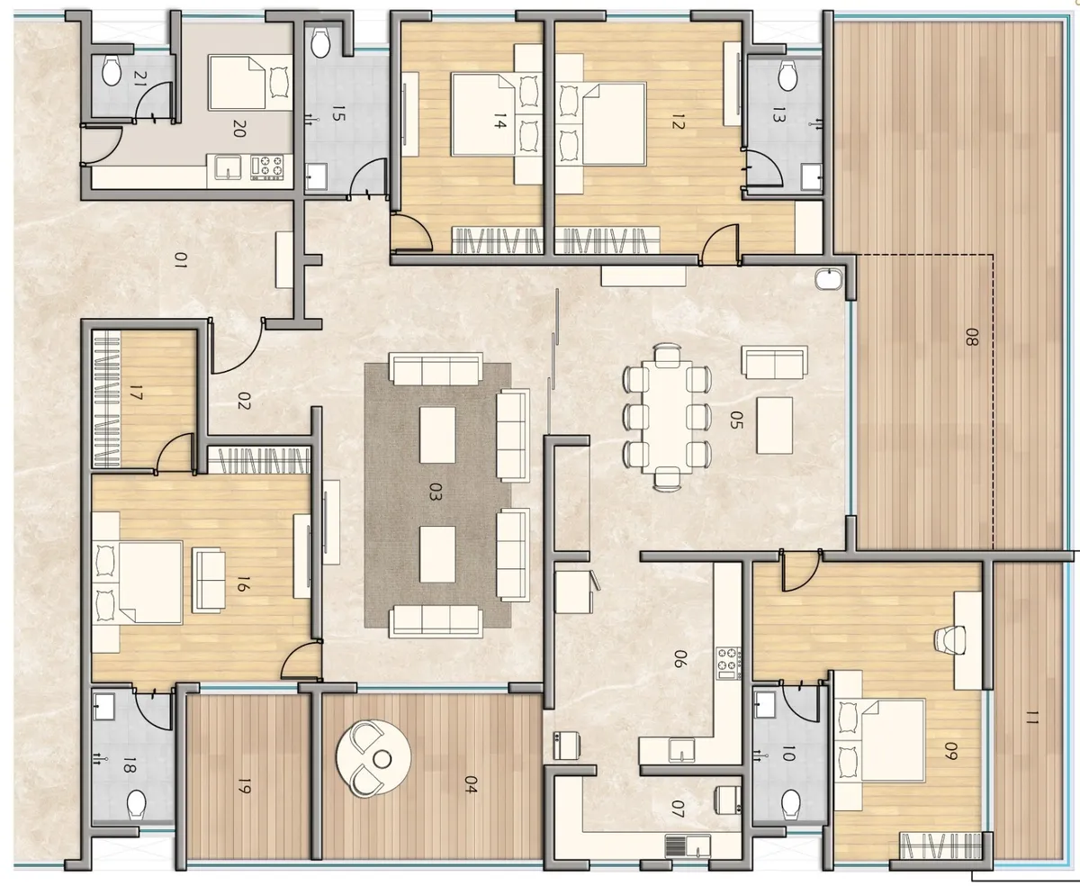 Signature penthouse Blueprint